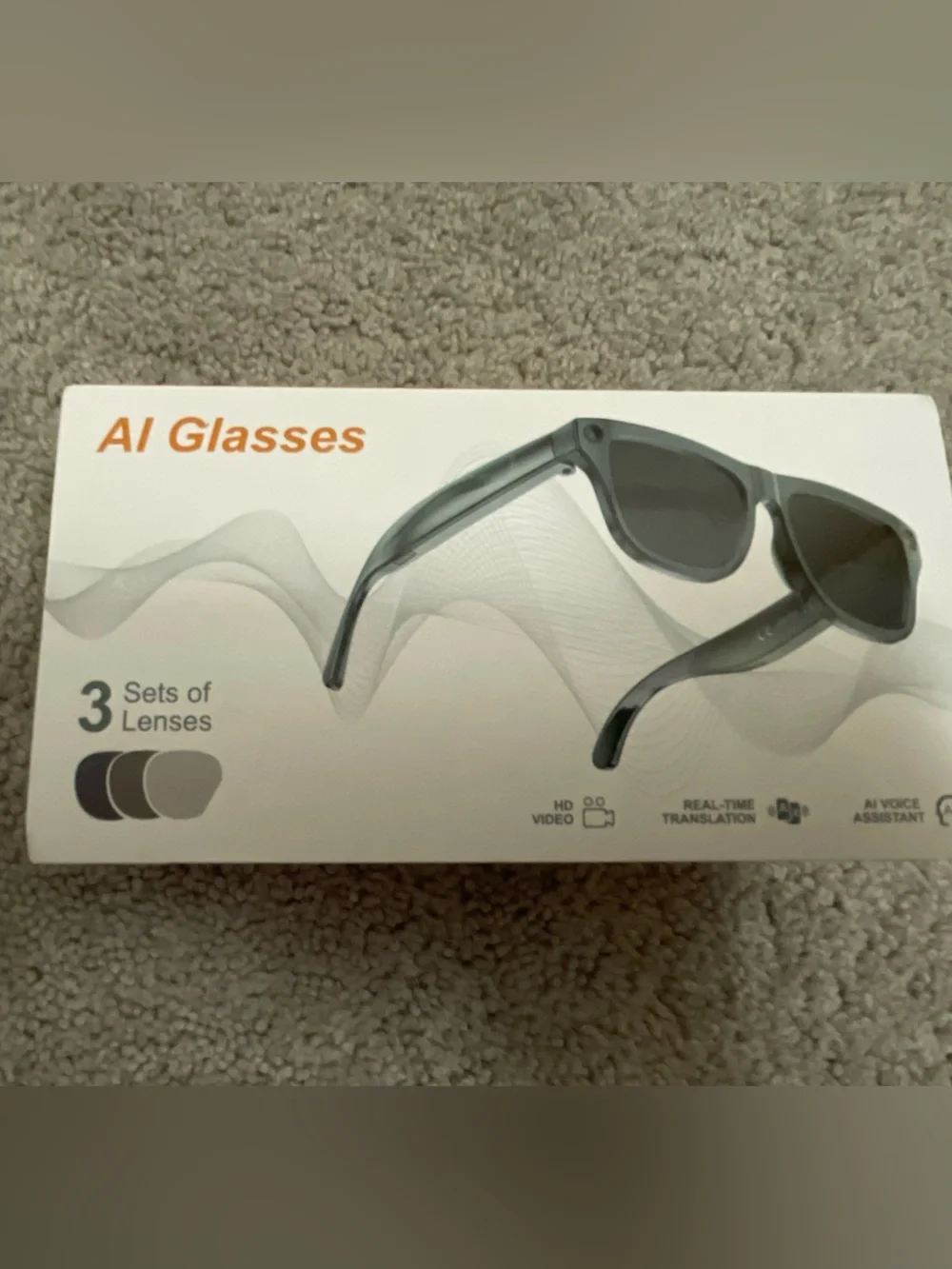 AR/VR Smart Glasses in Gray -